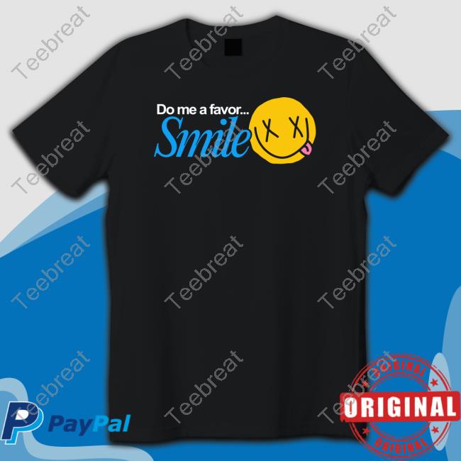 Bobby Mares Do Me A Favor Smile Black Hooded Sweatshirt