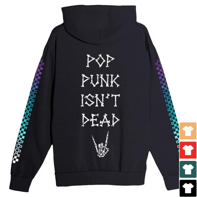 Official The Paradox Merch Store Gradient Pop Punk Isn't Dead Pullover Hoodie