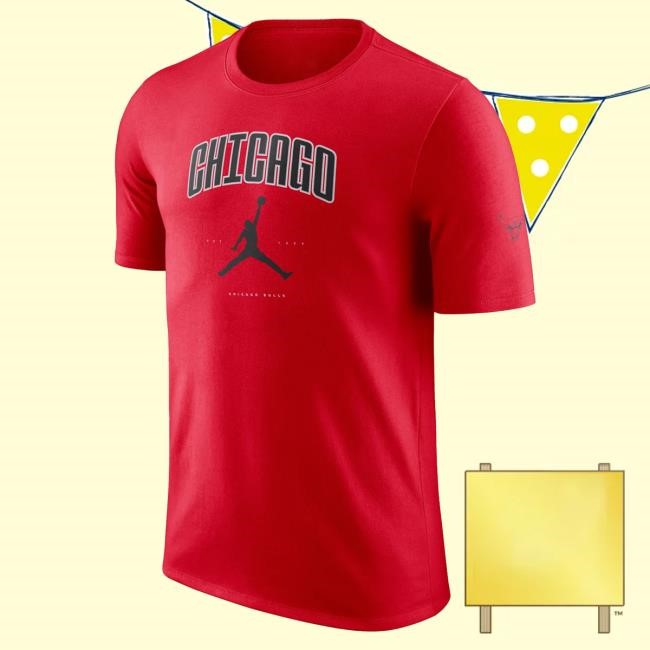 Official Chicago Bulls Shop Chicago Bulls Jordan City Essential Shirt ChicagoBulls