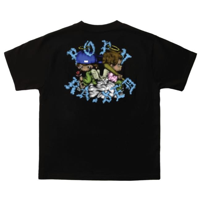 Official Born X Raised Merch Store Shop Precious Rocker Youth Top Shirt: Black BornXRaised