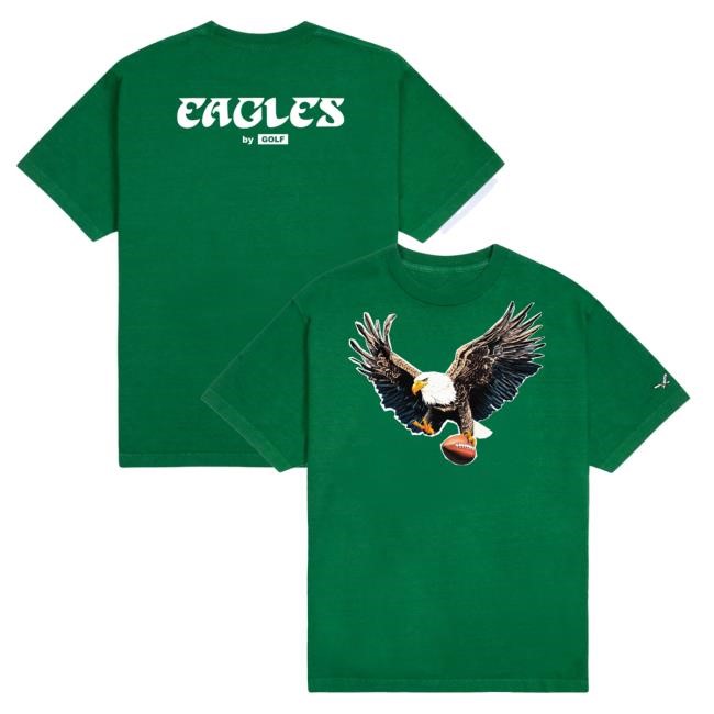 Official Golf Wang Merch Eagles Cutout Shirt by Golf Wang x NFL