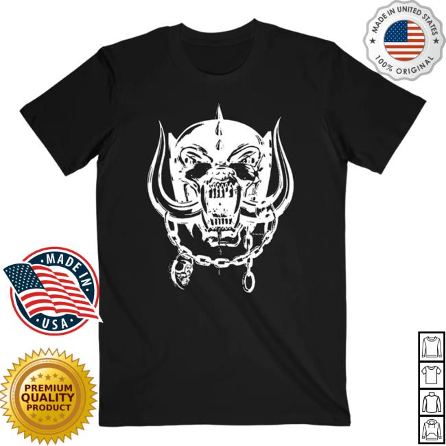 Official Motorhead Merch Motörhead Tracklist Tee Shirt
