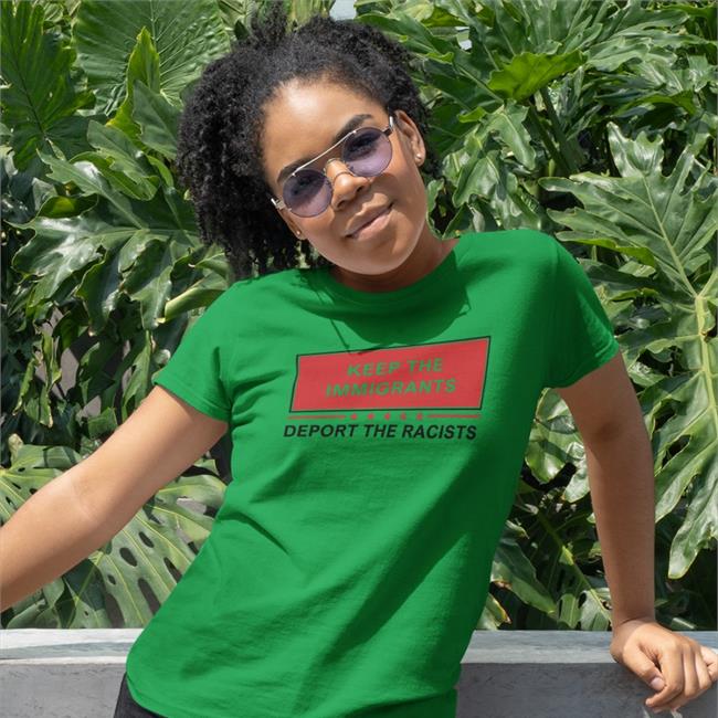 Balance Of Power Merch Keep The Immigrants Deport The Racists Tee Jon Cooper D Earl Stephens