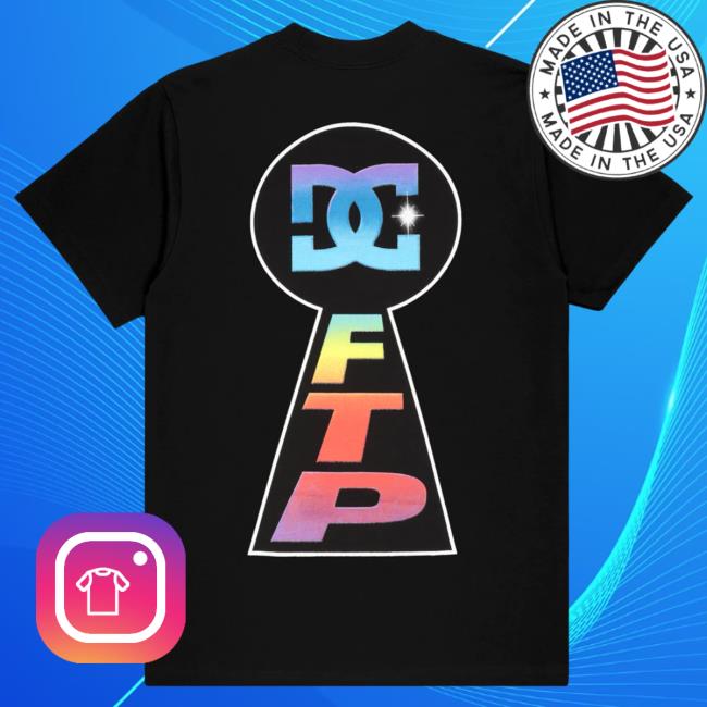 Official Ftp Merch Shop Clothing Fuck The Population FTP + DC LOGO T-Shirt FuckThePopulation