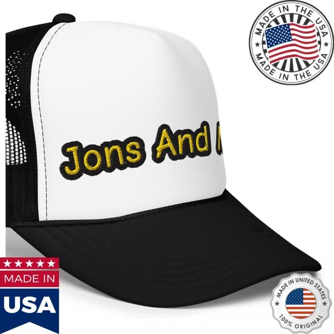 Official Jon Sandman Jons And Man Meme Hat Black / White / Black