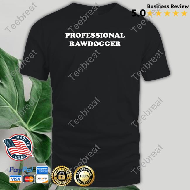 Official Jidion Merch Professional Rawdogger Black Shirts
