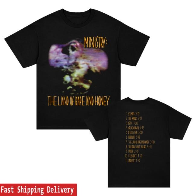 The Land Of Rape And Honey Album Long Sleeve Tee (Black) Ministry Store Merch