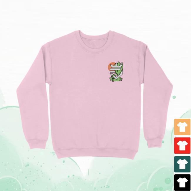 Official Rich And Lonely Merch Cactus Sweatshirt Pink