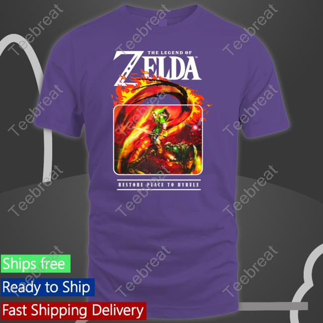 The Legend Of Zelda Restore Peace To Hyrule Shirt