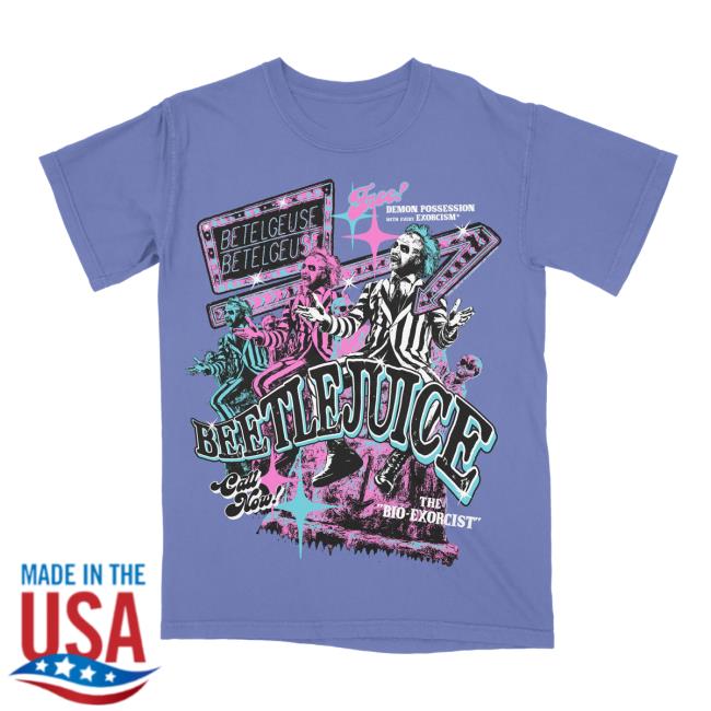 Studio House Designs Beetlejuice Purple Shirt New Studiohouse Designs