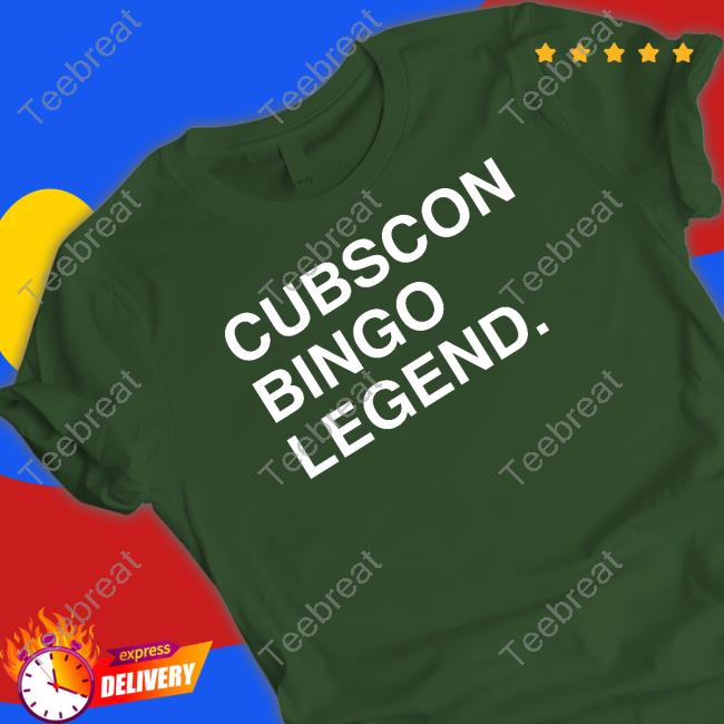 Obvious Shirts Cubscon Bingo Legend Shirt Chicago Cubs Long Sleeve T Shirt