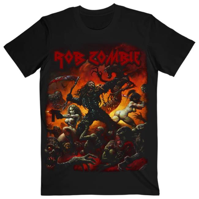 Rob Zombie Merch Shop Battle New Tee
