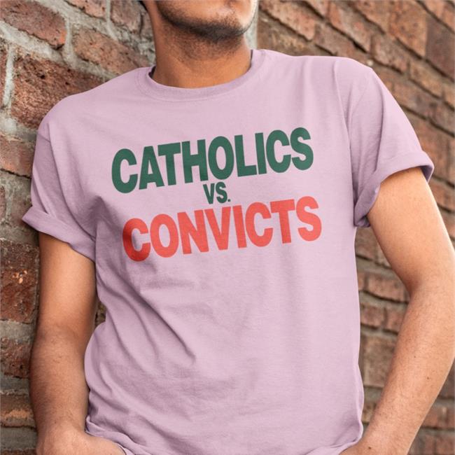 Super 70s Sports Merch Catholics Vs Convicts T Shirt