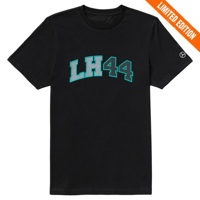 Official Lewis Hamilton Merch Store Lewis Hamilton Logo Long Sleeve New Shirt Black LewisHamilton Shop