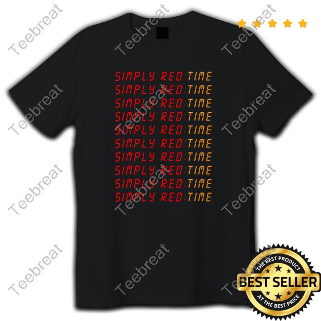 Official Simply Red Merch Simply Red Time T Shirts