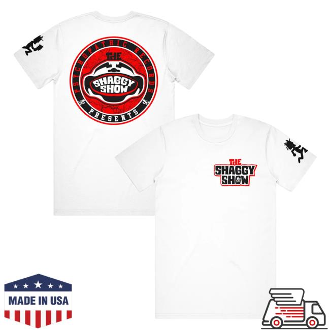 Official Icp Merch Clothing Store Insane Clown Posse Shaggy 2 Dope The Shaggy Show Circle Logo White Tees