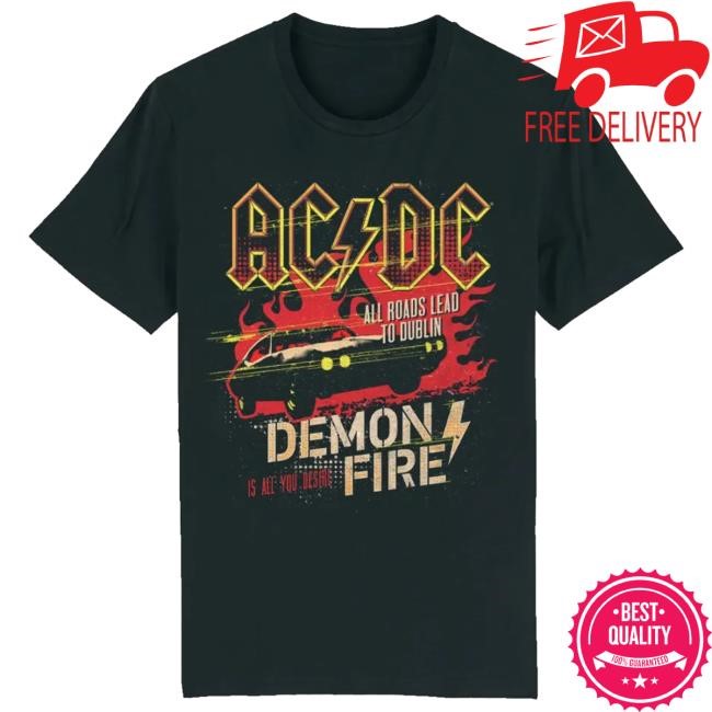 Official Ac Dc Merch Store AC/DC Dublin 2024 Event New Shirt Ac Dc Shop Acdc Clothing