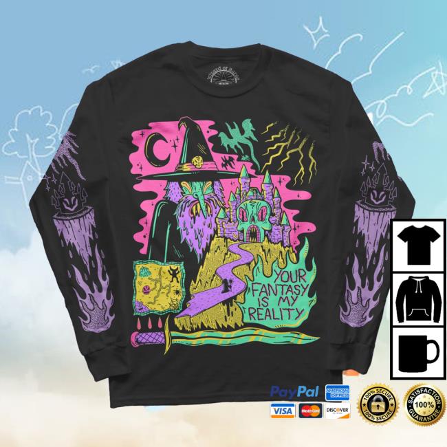 Official Wizard Of Barge Your Fantasy Is My Reality Long Sleeve Top Shirt