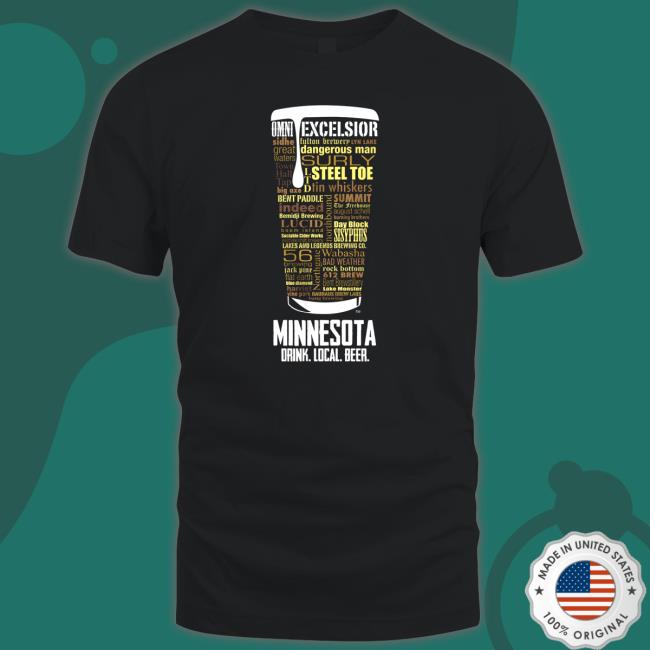 Official Minnesota Drink Local Beer Long Sleeve T Shirt