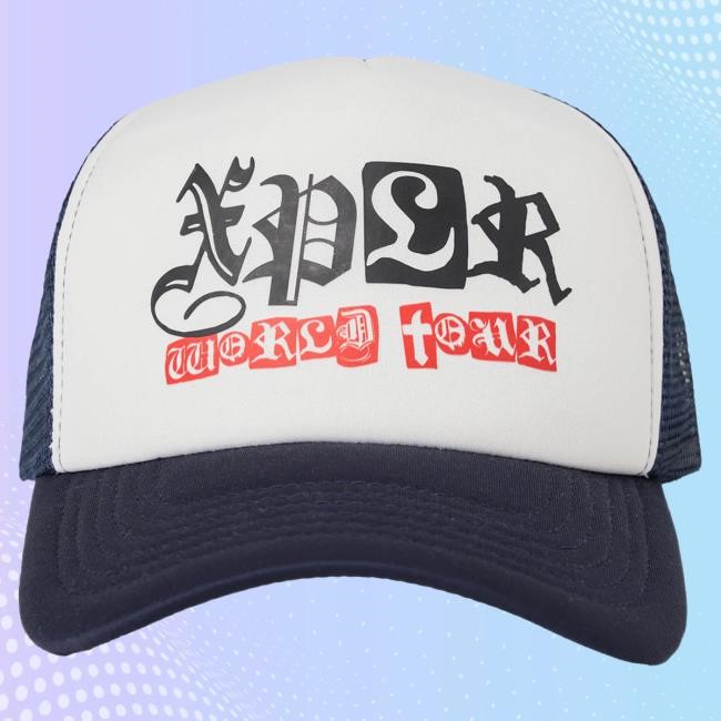Official Sam And Colby Merch Store Shopxplr Sam And Colby World Tour Trucker Cap Xplr SamAndColby
