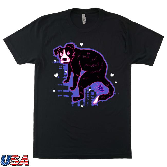 Dog Black Purple Tee Quinton Reviews
