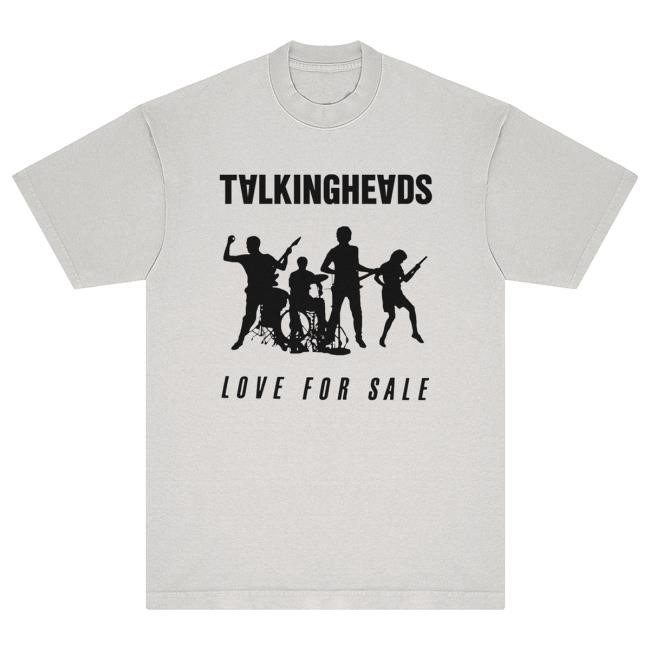 Official Talking Heads Merch Store Love For Sale Shirt Talking Heads