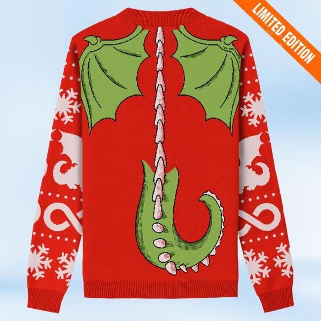 Official Imagine Dragons Merch Store Dragon Jacquard Sweatshirt