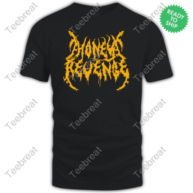 Honey Revenge Merch Death Metal Logo Tee Shirt