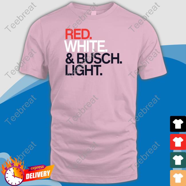 Red White & Busch Light Shirt Rodney Davis