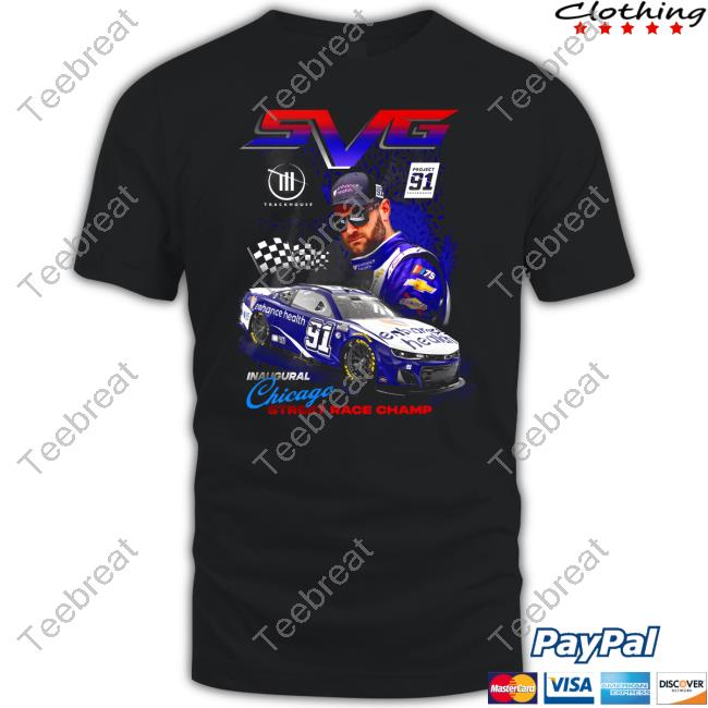 Official Project91 Merch Shane van Gisbergen Chicago Street Race Champ T-Shirt