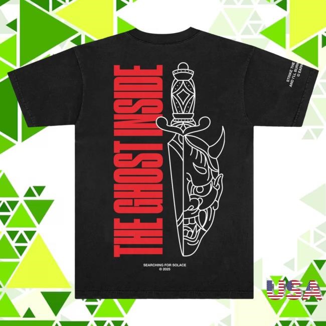 Official The Ghost Inside Merch Store The Ghost Death Mask Shirts (Black)