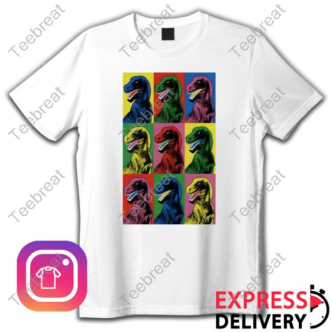 Steven Spielberg Dinosaur Pop Art T Shirts
