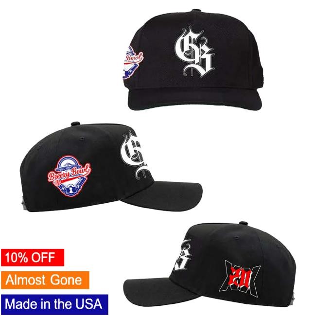 Chris Brown Store Merch Breezy Bowl Hat - Black Hat