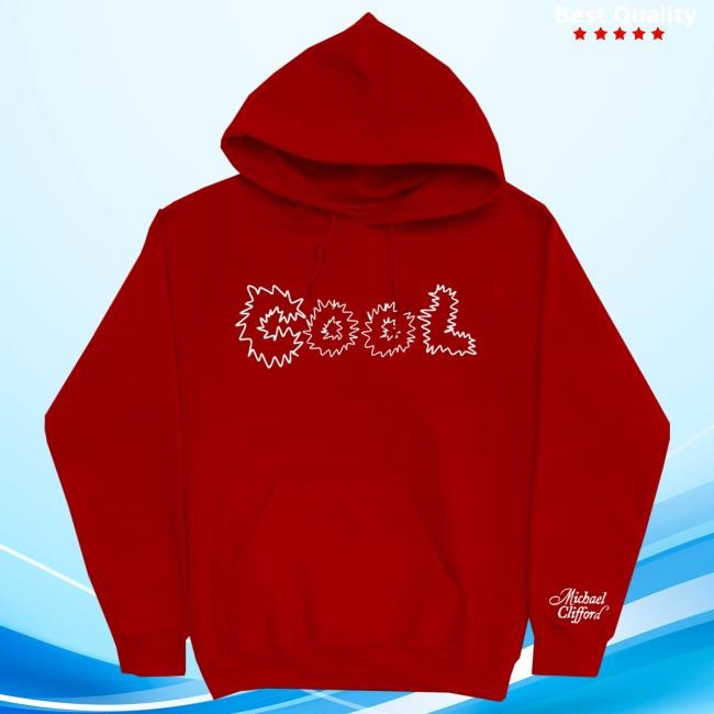 Michael Clifford Cool Red Long Sleeve Hoodie Michael Clifford Merch