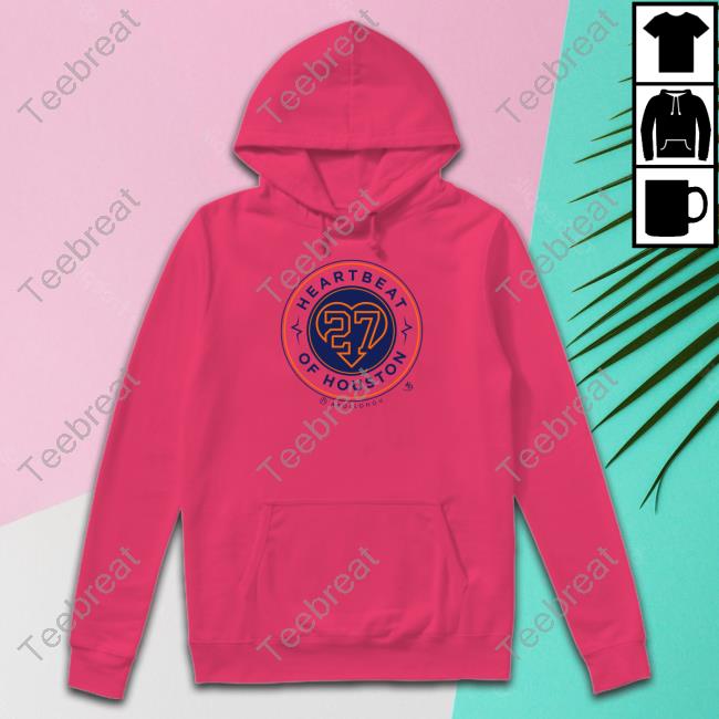 Apollohou Store The Heartbeat Of Houston T-Shirt
