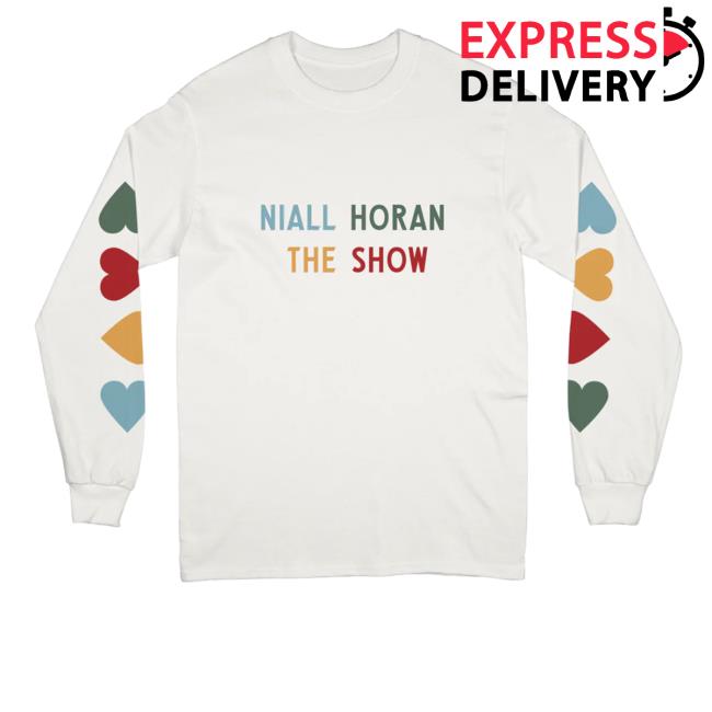 Official Niall Horan Merch Tracklist Sweater