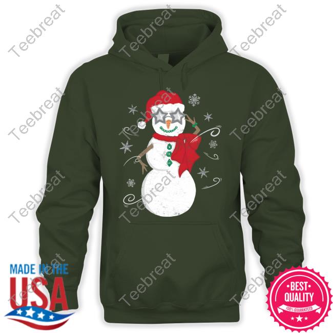 Jolly Snowman Sweatshirt In Pine