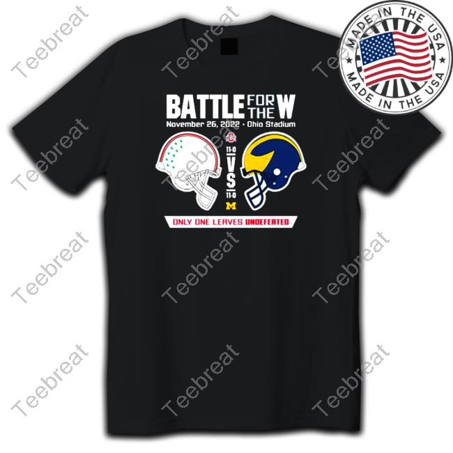 2022 Battle for the W Ohio vs Michigan only one leaves undefeated Cap