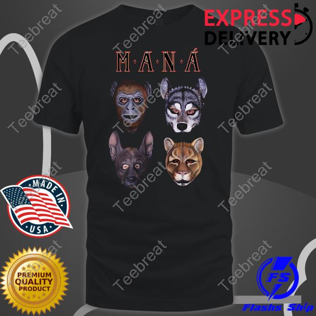 Official Maná Merch Masks Tee