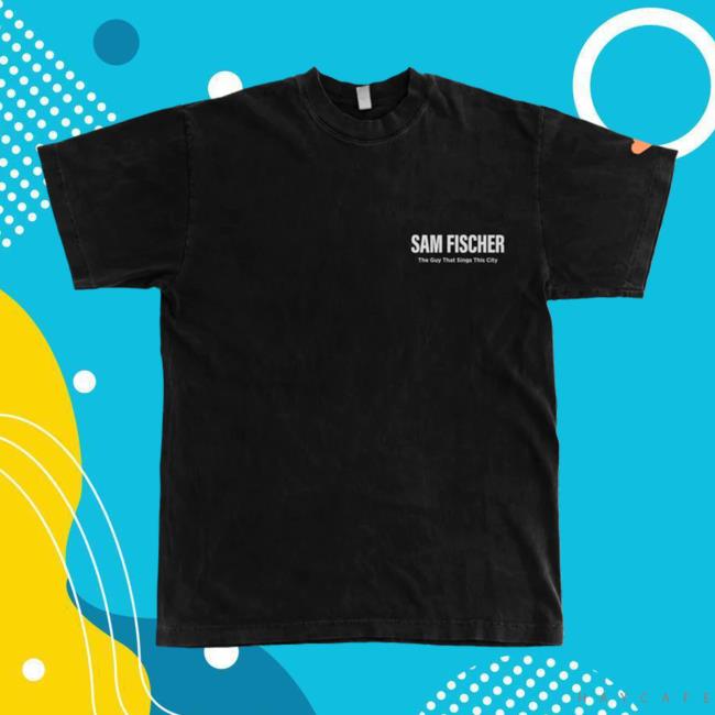 Sam Fischer This City Us Tour Shirt 2023 Black SamFischer