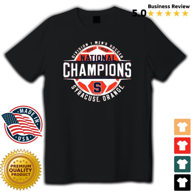 2022 Men’s Soccer NCAA National Champions Syracuse Orange Hooded Sweatshirt Official 2022 Men’s Soccer NCAA National Champions Syracuse Orange Tee Shirt