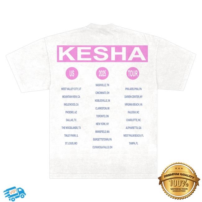 Kesha Yippee Ki Yay Tour New Shirt Kesha Merch Store Official