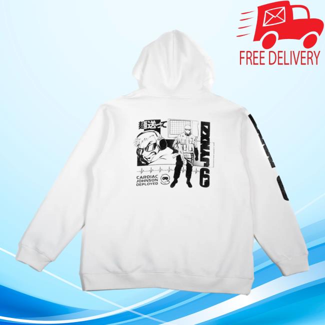 Official Ssg Merch Store Spacestation Gaming Jynxzixssgxr6 Cardiac Johnson Pull Over Hoodie White