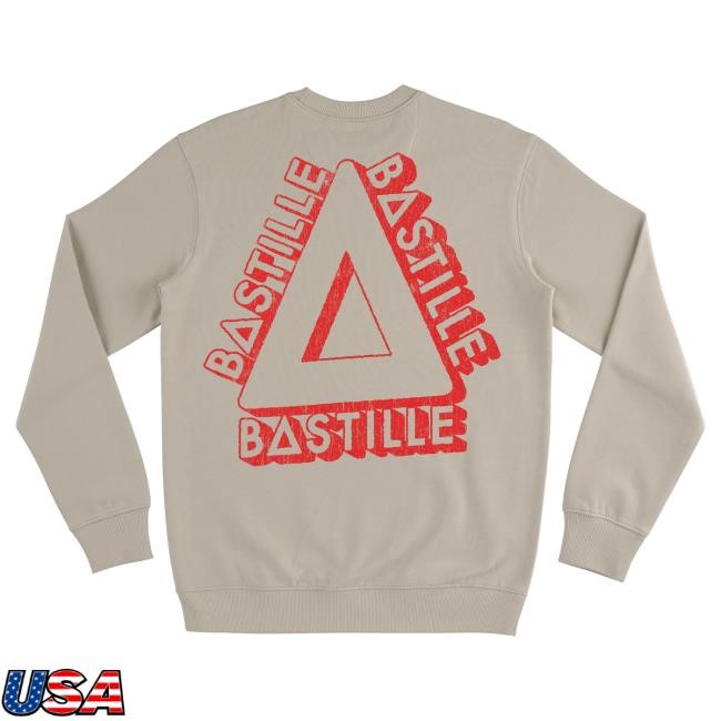 Bastille Band Bastille 3D Triangle Sweatshirts Bastille Official Merch Store