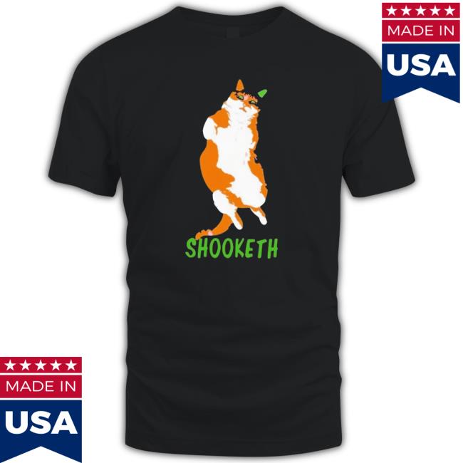Official Catbellies Shooketh Cat Shirt
