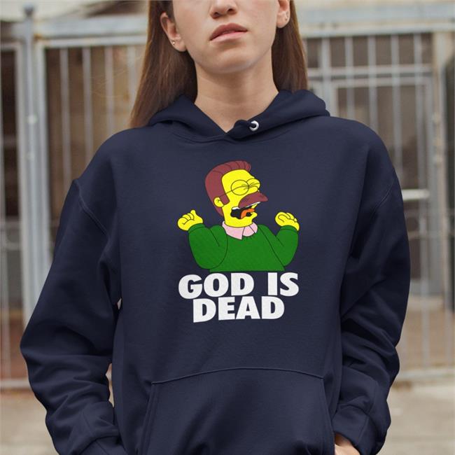 Shirts That Go Hard Ned Flanders God Is Dead Tee The Simpsons