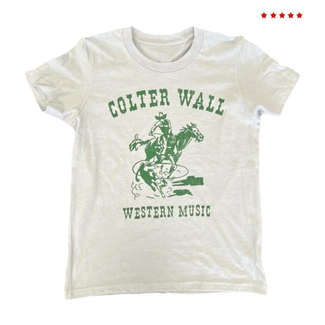 Colter Wall Western Music Youth New Shirt Colter Wall Merch