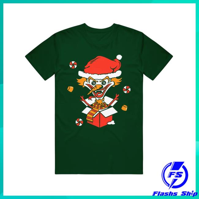 Insane Clown Posse Merch Insane Clown Posse Riddle Box Holiday Forest Green T Shirts