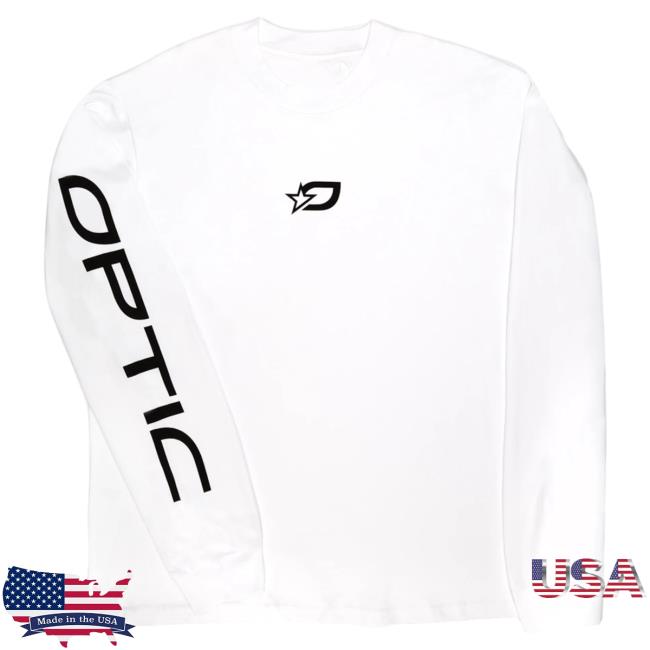Official Optic Gaming Merch Store Optic Gaming Longsleeve - White Optic Gaming Apparel Clothing Shop OpticGaming
