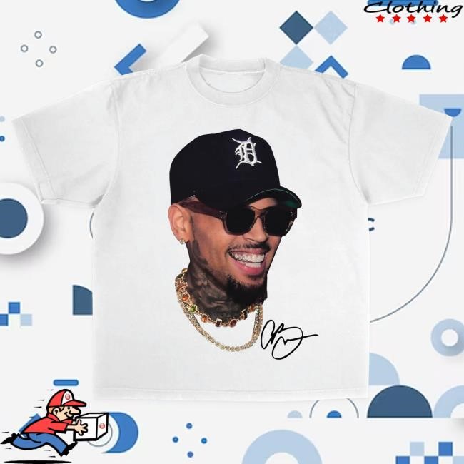 Official Chris Brown Shop BIG HEAD V4 S/S T Shirt ChrisBrown